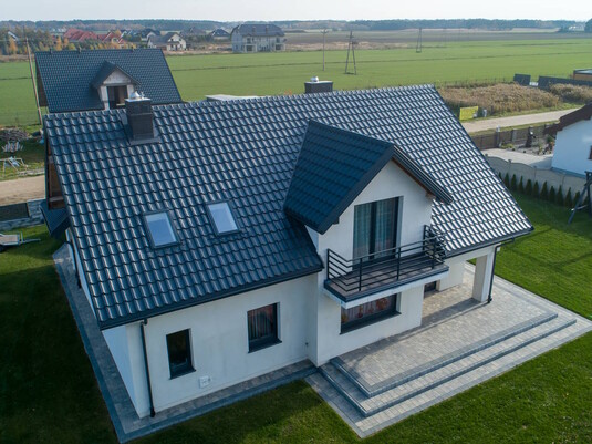 Крыша для дома BUDMAT Venecja Графитовый X-MATT 455 - фото 2