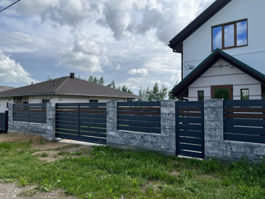 Забор из блоков FaBrick 500x200 в цвете 