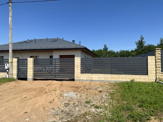 Забор из блоков FaBrick 500x200 в цвете 